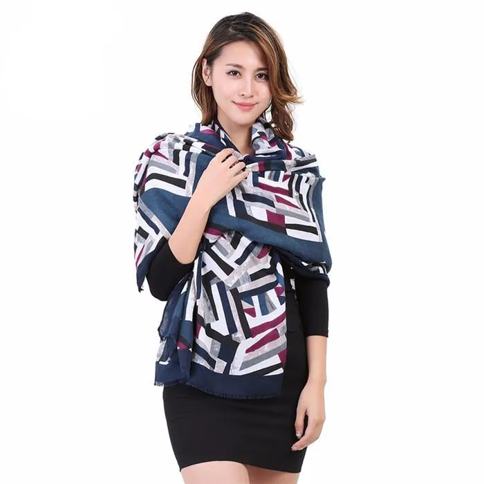 Women's Cotton Wool Winter Scarf