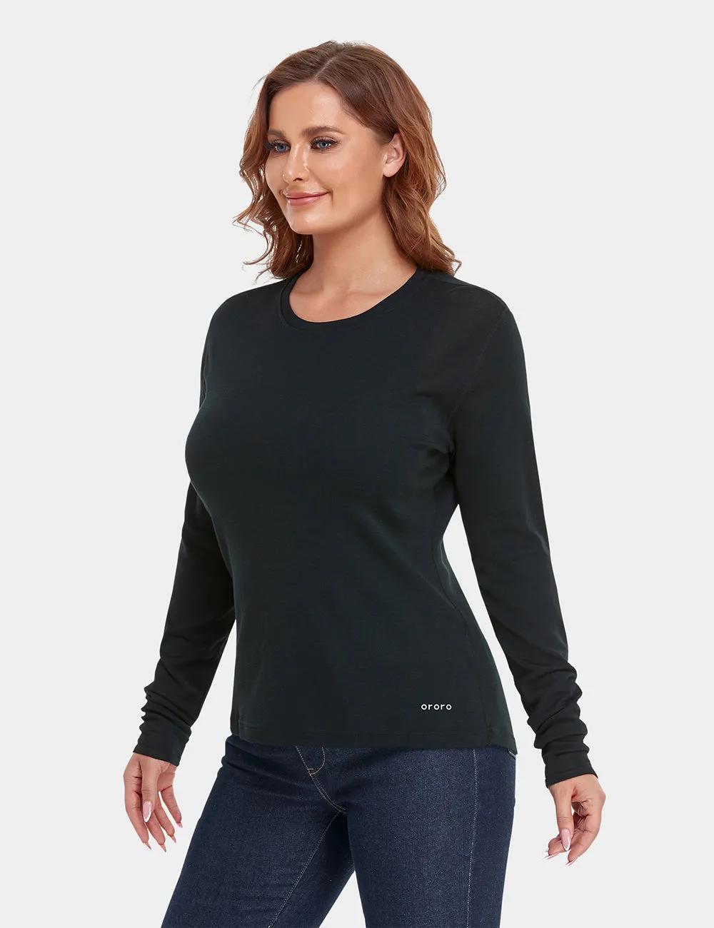 Women's Merino Wool Crew Base Layer