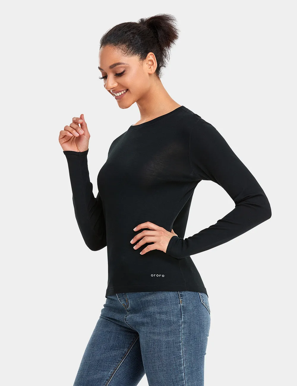 Women's Merino Wool Crew Base Layer