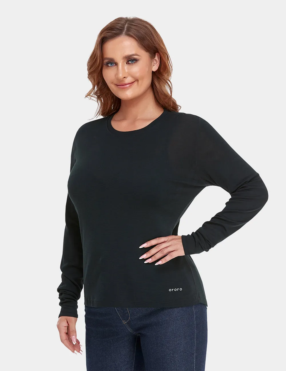 Women's Merino Wool Crew Base Layer