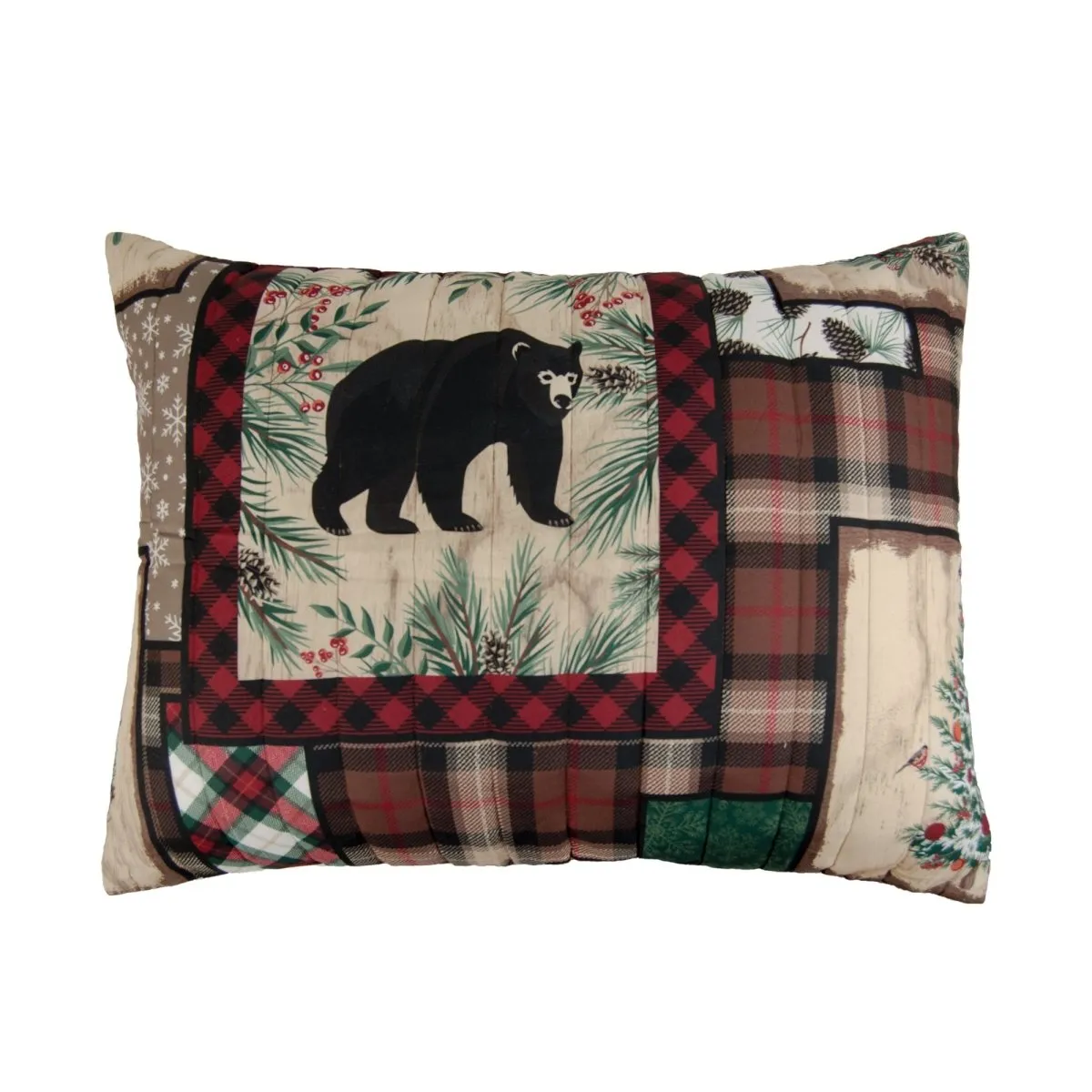 Woodland Christmas Quilted Bedding Set - Twin