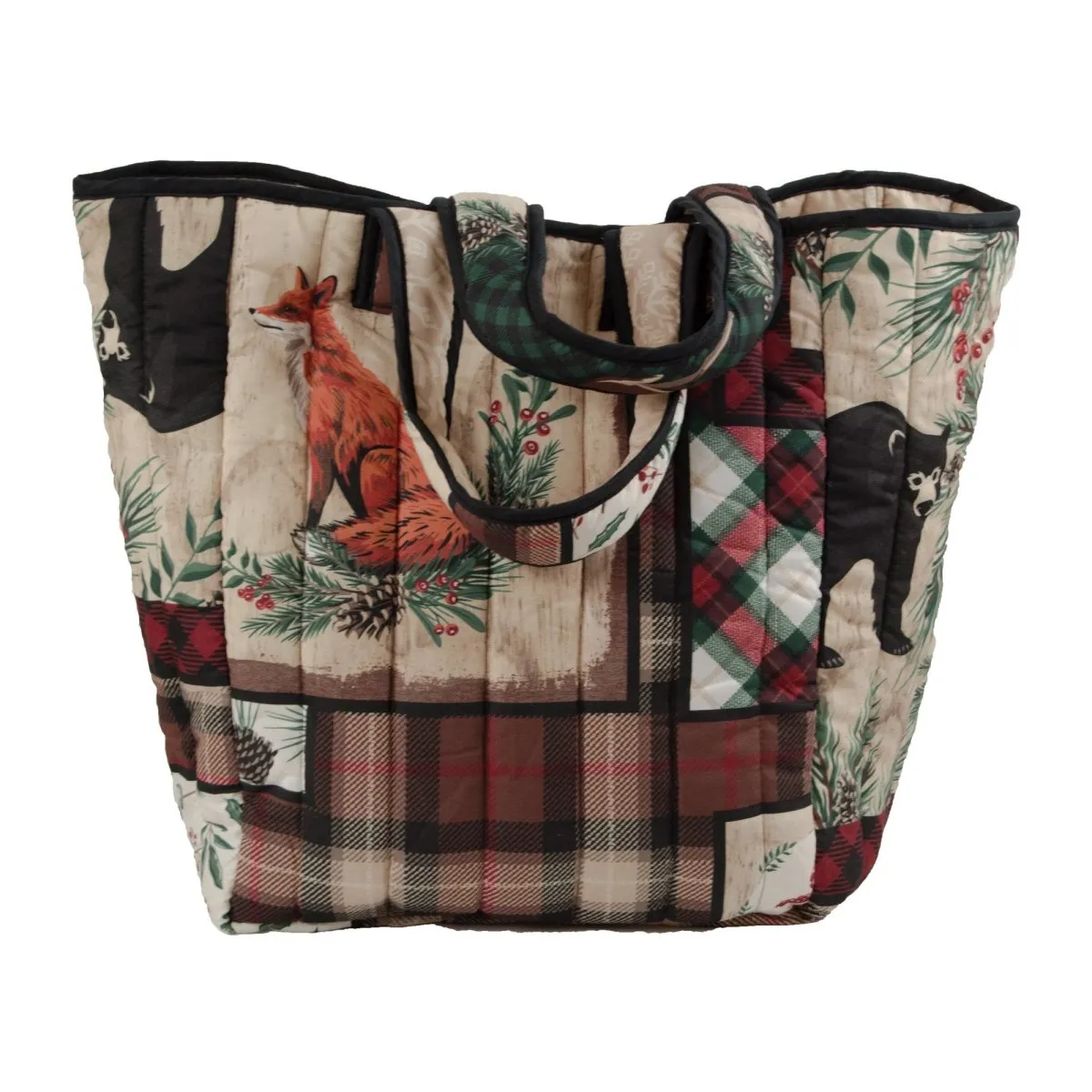Woodland Christmas Quilted Bedding Set - Twin