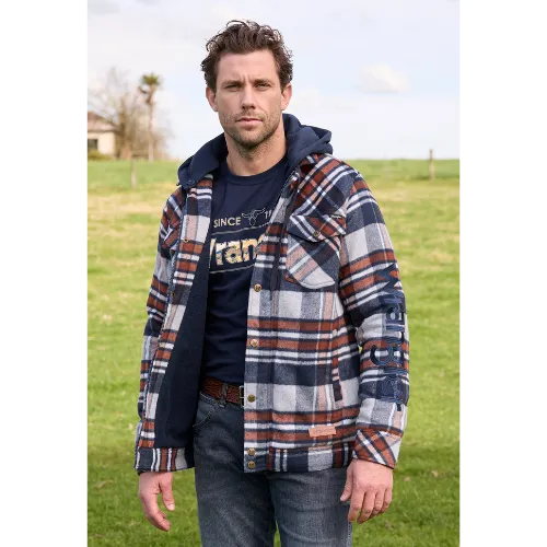 Wrangler Mens Reid Wool Shirt Jacket