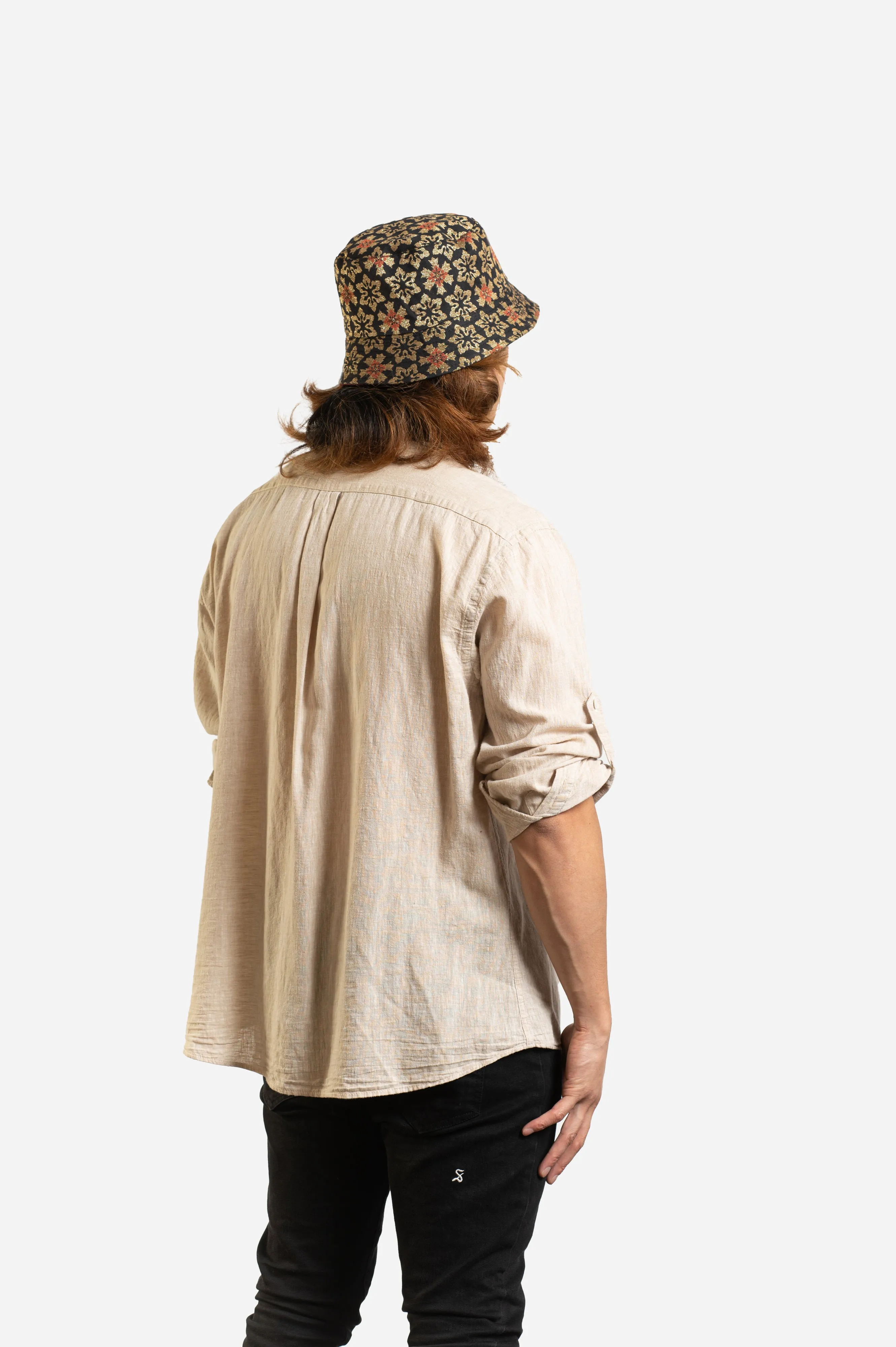 Y2K Beige Button Down Long Sleeve Shirt