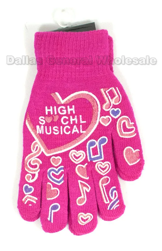 Young Girls Knitted Gloves Wholesale