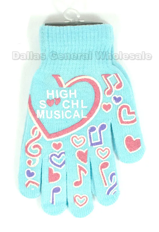 Young Girls Knitted Gloves Wholesale