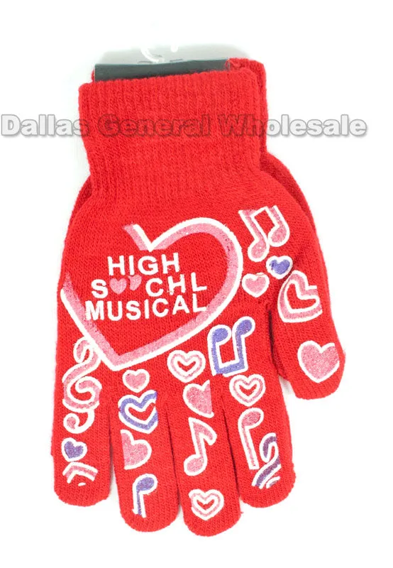 Young Girls Knitted Gloves Wholesale