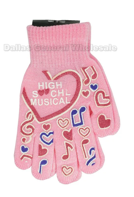 Young Girls Knitted Gloves Wholesale